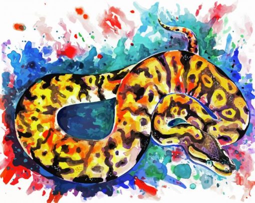 Ball Python Art Diamond Painting