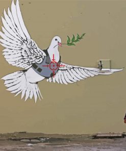 Banksy Art Dove Diamond Painting