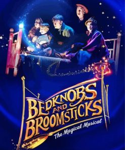 Bedknobs And Broomstick Poster Diamond Painting