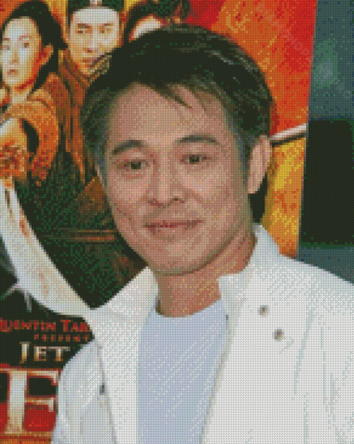 Chinese Actor Jet Li Diamond Painting