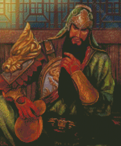 Chinese Guan Yu Diamond Painting