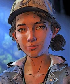 Clementine The Walking Dead Character Diamond Painting