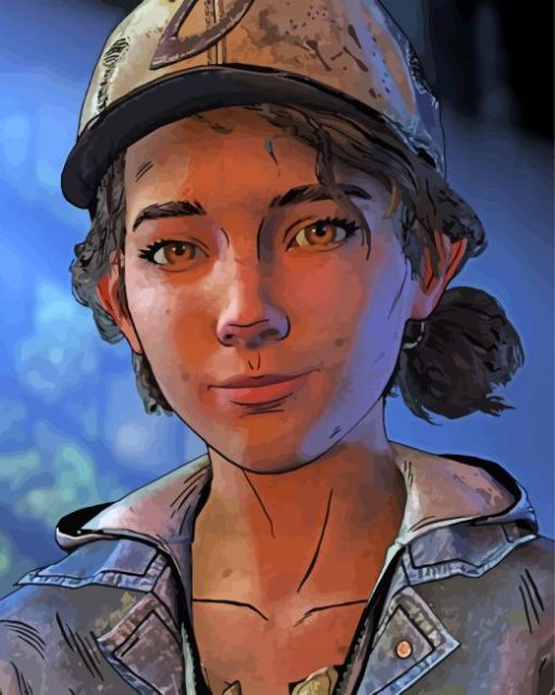 Clementine The Walking Dead Character Diamond Painting