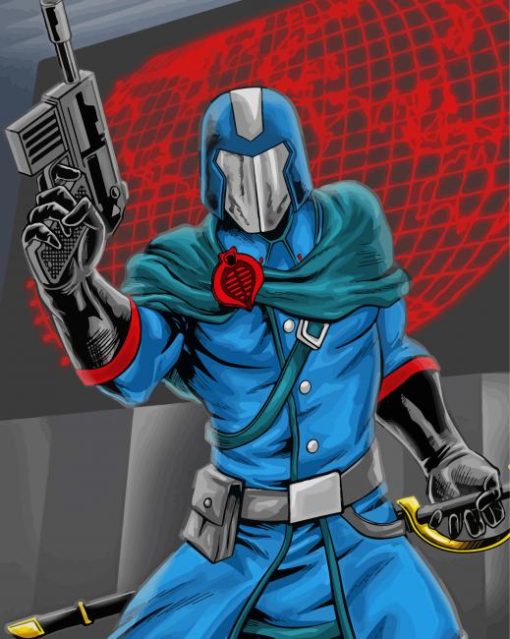 Cobra Commander Diamond Painting