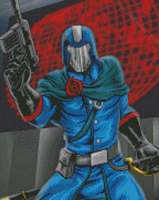 Cobra Commander Diamond Painting