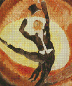 Dancer With Top Hat Charles Demuth Diamond Painting