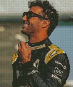 Daniel Ricciardo Race Driver Diamond Painting