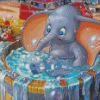 Disney Elephant Bathing Diamond Painting