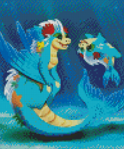 Dragon Mermaid Diamond Painting