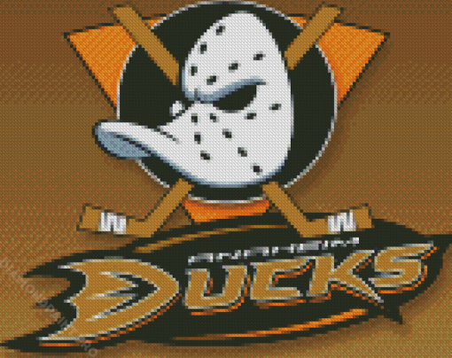 Ducks Nhl Logo Diamond Painting