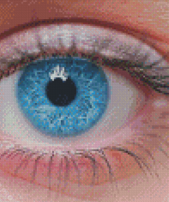 Eye Blue Diamond Painting
