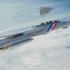 F14 Airplane Diamond Painting