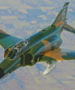 F4 Phantom Jet Diamond Painting