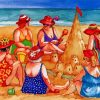 Fat Ladies At The Beach Diamond Painting