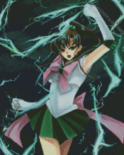 Female Supernatural Sailor Jupiter Diamond Painting