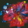 Flower Splatter Diamond Painting