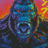 Godzilla King Kong Art Diamond Painting