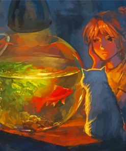 Goldfish Bowl Art Diamond Painting