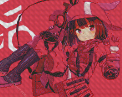 Gun Gale Online Anime Diamond Painting