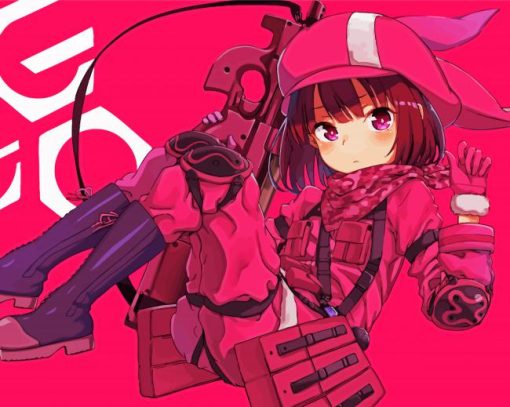 Gun Gale Online Anime Diamond Painting