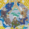 Hetalia Anime Characters Diamond Painting