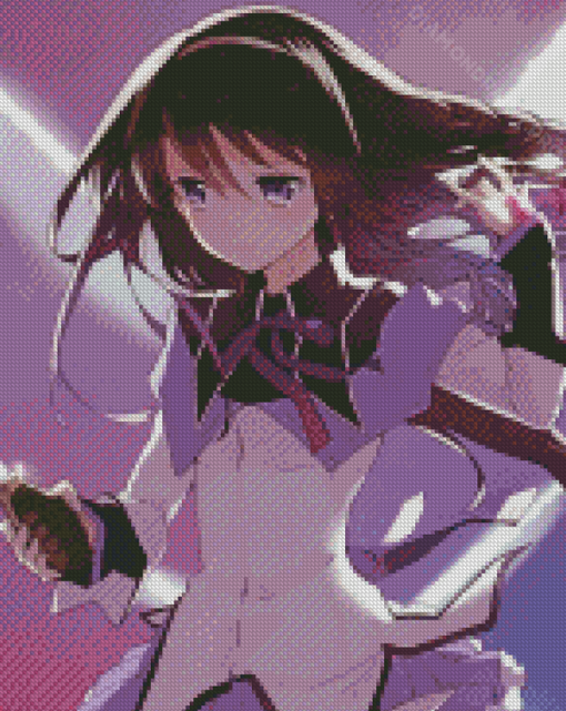 Homura Akemi Anime Diamond Painting