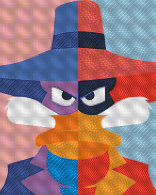 Illustration Darkwing Duck Diamond Painting