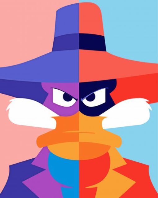 Illustration Darkwing Duck Diamond Painting