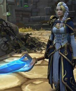 Jaina Proudmoore Warcraft Game Character Diamond Painting