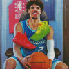 Lamelo Ball Basketballer Art Diamond Painting