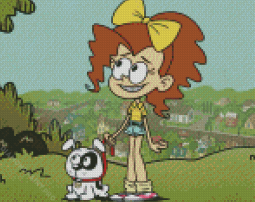 Luan Loud Cartoon Diamond Painting