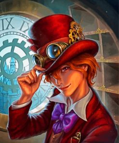 Mad Hatter Diamond Painting