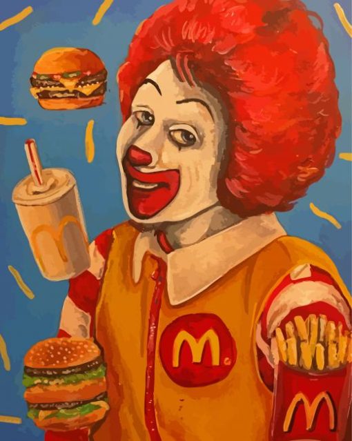 McDonald Clown Diamond Painting
