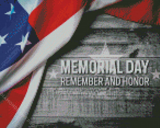 Memorial Day Poster Diamond Painting