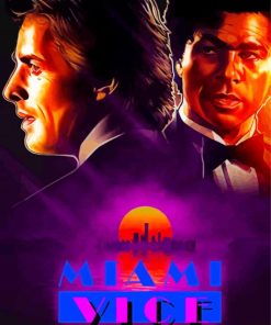 Miami Vice Drama Poster Diamond Painting
