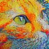 Mosaic Cat Art Diamond Painting