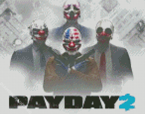 Payday 2 Poster Diamond Painting