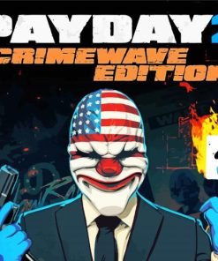 Payday 2 Game Poster Diamond Painting