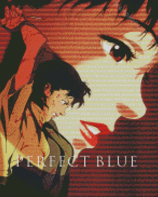 Perfect Blue Anime Poster Diamond Painting