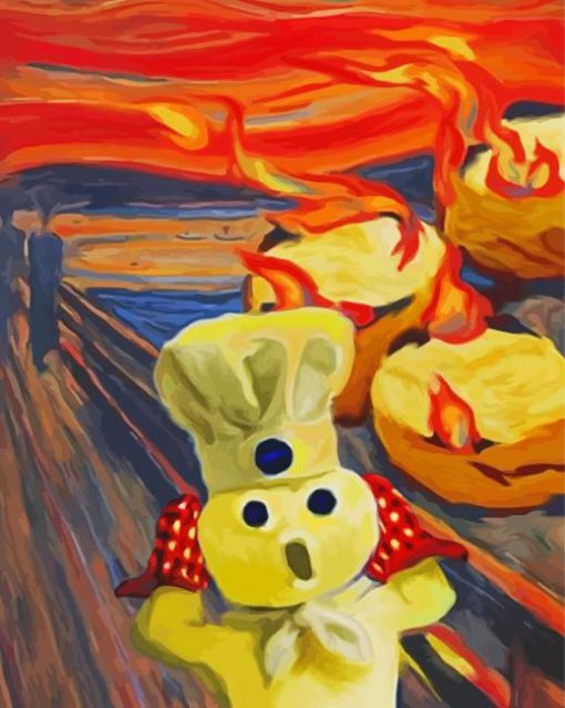 Pillsbury Boy Screaming Diamond Painting