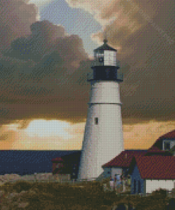 Portland Head Light Lighthouse Diamond Painting
