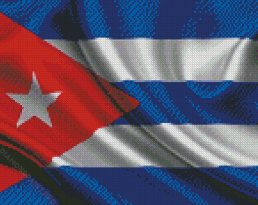 Puerto Rico Flag Diamond Painting