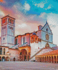 Rocca Maggiore Assisi Diamond Painting