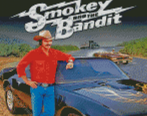 Smokey And The Bandit Movie Poster Diamond Painting