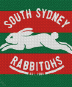 South Sydney Rabbitohs Logo Diamond Painting