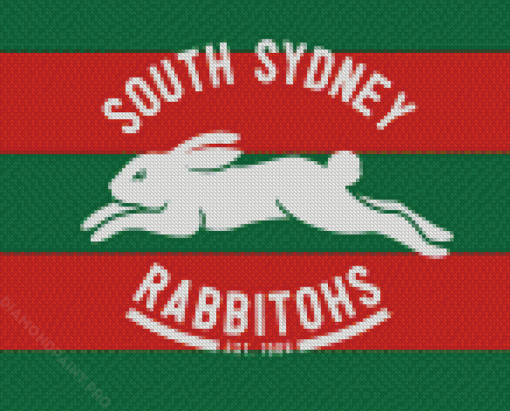 South Sydney Rabbitohs Logo Diamond Painting