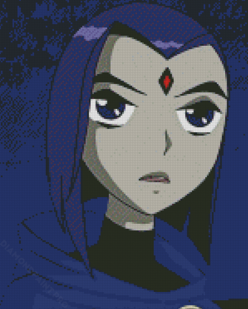 Teen Titans Raven Diamond Painting