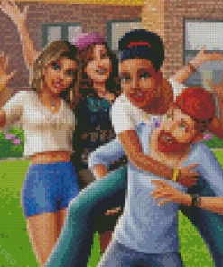 The Sims Game Characters Diamond Painting