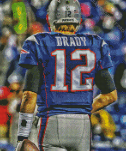 Tom Brady Patriots American Football Club Diamond Painting