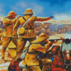 Uk Soldiers Art Diamond Painting